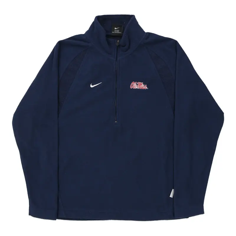 Age 12-13 Nike Fleece - Large Navy Polyester