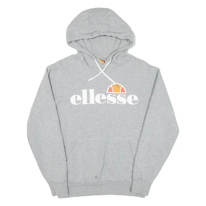 ELLESSE Womens Grey Hoodie UK 10