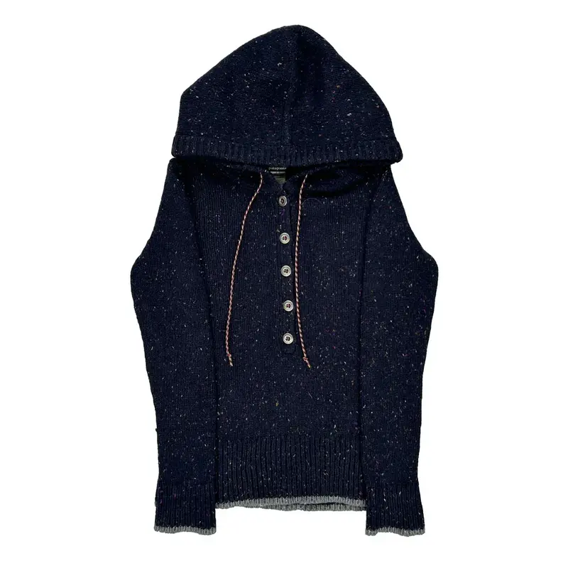 Patagonia Hoodie - XS Navy Merino Wool Blend