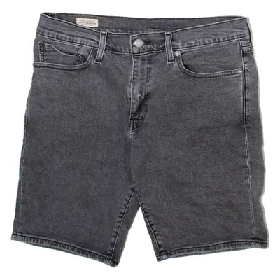 LEVI'S 511 Big E Mens Denim Shorts Grey Slim M W32