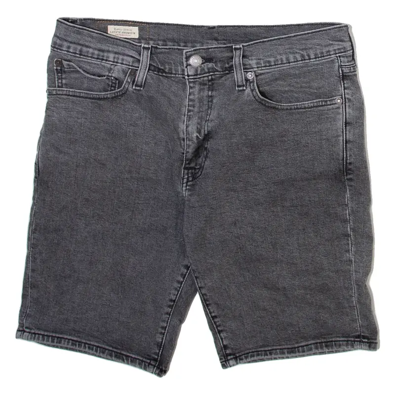 LEVI'S 511 Big E Mens Denim Shorts Grey Slim M W32