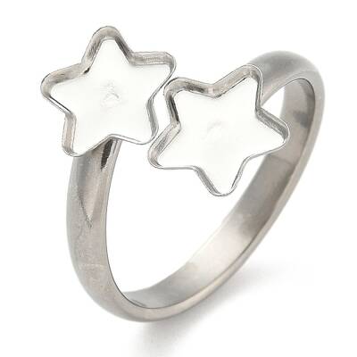 304 Stainless Steel Cuff Rings Components