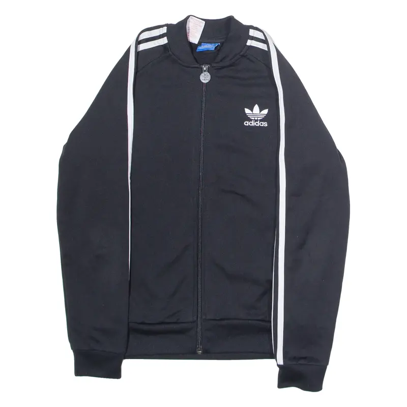 ADIDAS ORIGINALS Boys Track Jacket Black 11-12Y