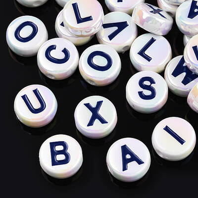 UV Plating Enamel Acrylic Beads