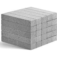 25 Pack Pumice Stone for Toilet Cleaning Bowl Stick, Powerfully Cleans Hard Water Rings, Calcium Buildup & Stains, Suitable f...