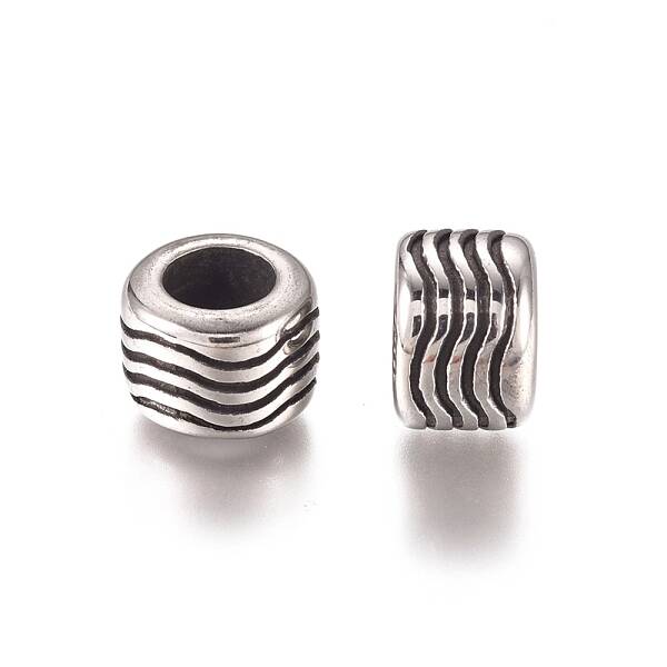 304 Stainless Steel European Beads