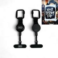 WIRED Anti-Theft Phone Protection Retractable Metal Cable Phone Strap - Keep Your Phone Safe and Secure on-the-go Lock Access...