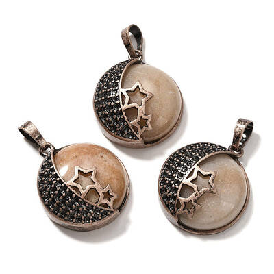 Natural Red Aventurine Pendants