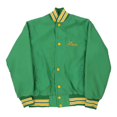 Age 11-12 St. Bart's Bruins West Wind Baseball Jacket - Medium Green Polyester Blend