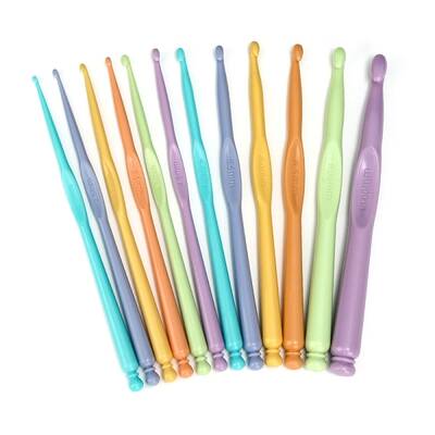 ABS Plastci Handle Head Crochet Hook Set