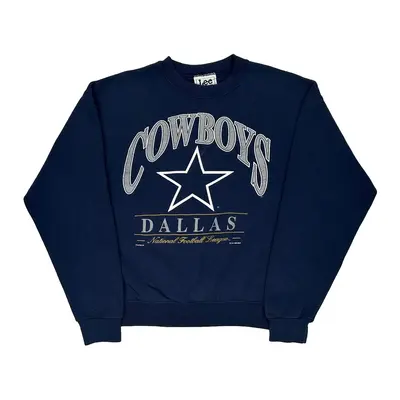Made In Usa Dallaw Cowboys Lee Nfl Sweatshirt - XL Navy Cotton
