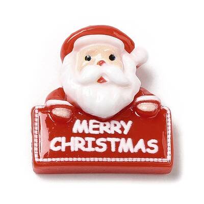 Christmas Theme Opaque Resin Cabochons