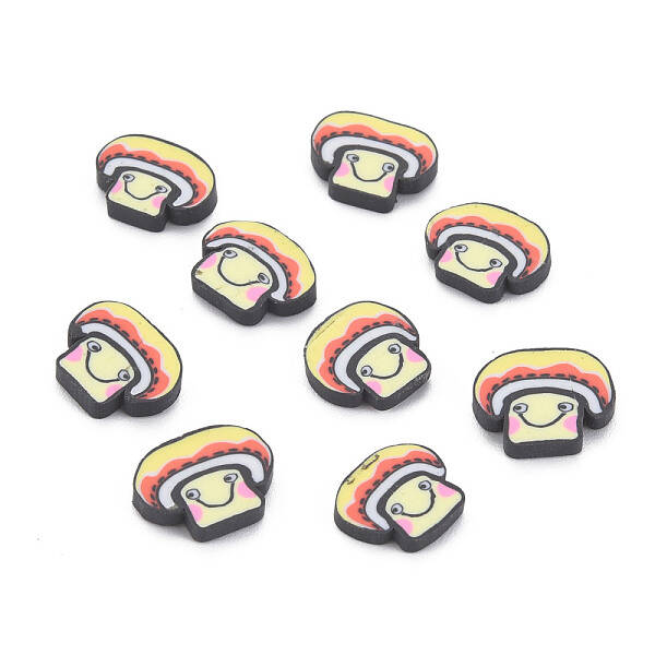 Autumn Theme Handmade Polymer Clay Cabochons