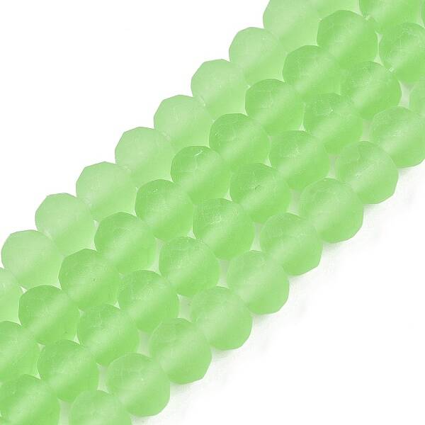 Transparent Glass Beads Strands