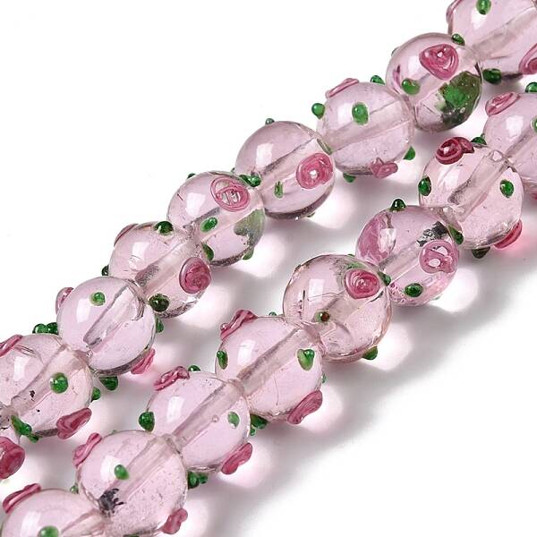 Handmade Bumpy Lampwork Beads Strands