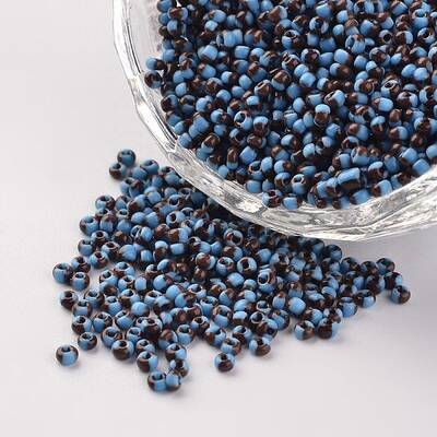 12/0 Opaque Colours Seep Glass Beads