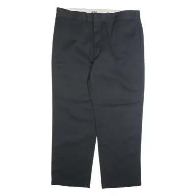 DICKIES Chino Mens Trousers Black Regular Straight W40 L30