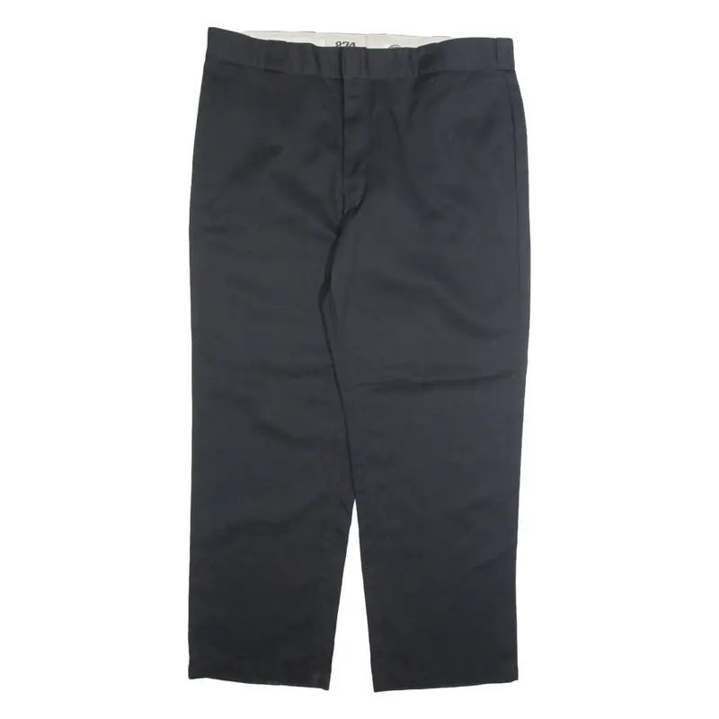 DICKIES Chino Mens Trousers Black Regular Straight W40 L30
