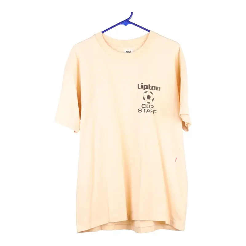 Lipton Cup Staff Anvil T-Shirt - XL Orange Cotton