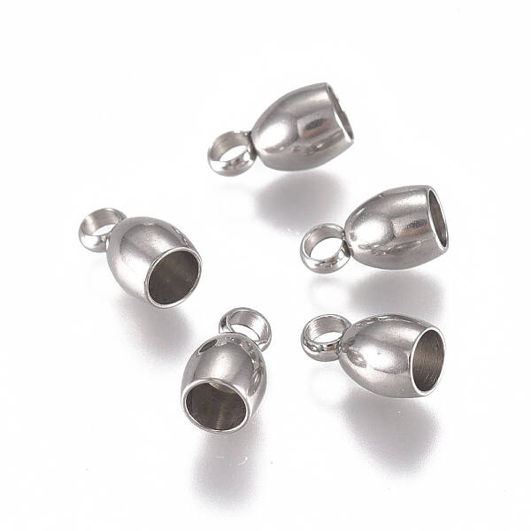Tarnish Resistant 201 Stainless Steel Cord Ends