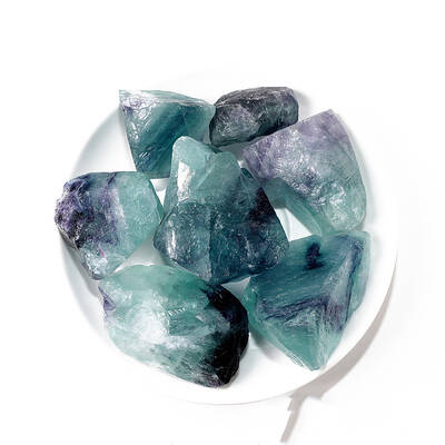 Raw Natural Fluorite Beads