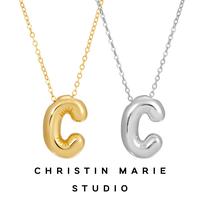 Bubble Letter Necklace