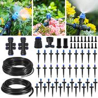 HIRALIY 210FT Drip Irrigation System, Quick Connector Garden Watering Automatic Sprinkler Kit for Lawn Raised Bed Greenhouse ...