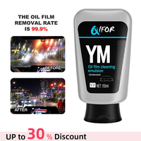QIFOR Car Oil Film Cleaning, Glass DecontaminationWithout Traces, Window Oil Film Cleaning, FastCleaning, Compact And Easy To...