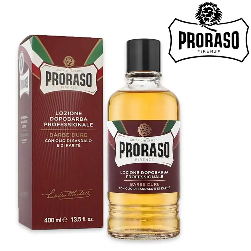 Proraso Lozione Barbe Dure Olio Sandalo E Karite 400 Ml