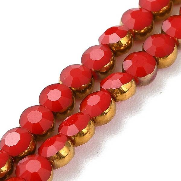 Electroplate Glass Beads Strands