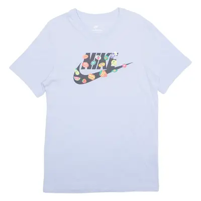 NIKE Swoosh Fruits Mens T-Shirt Blue S