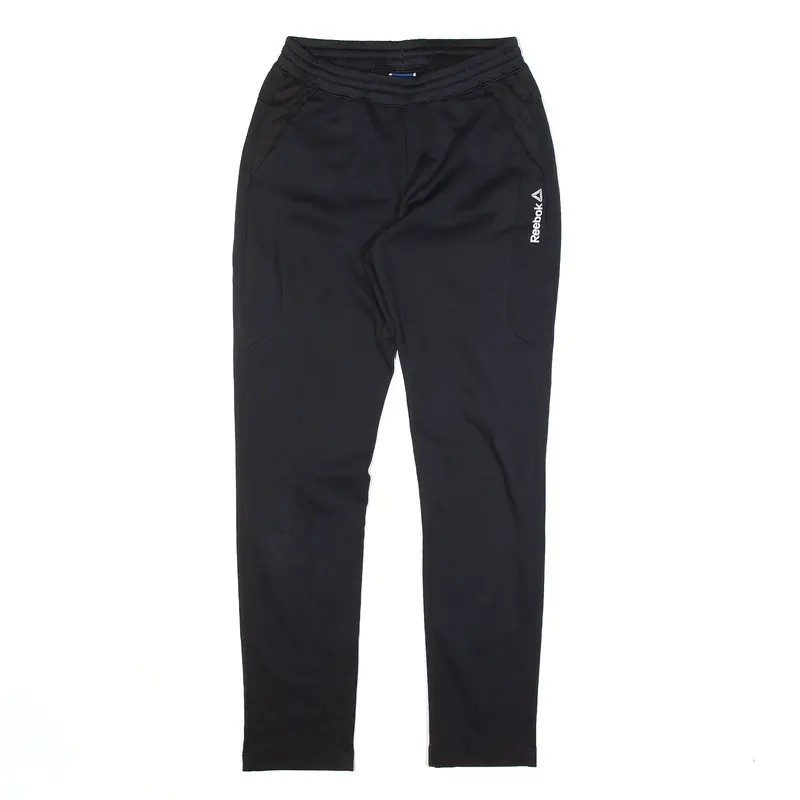 REEBOK Track Pants Black Straight Mens S W24 L29