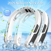 2025 Couple's Neck Fan - Dual Bladeless Fans (2 Pack) 3-Speed His & Hers Cooling, 6000mAh 10H Use | Perfect Matching Gift for...