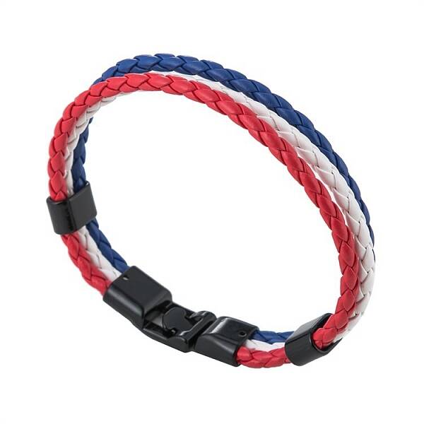 PU Leather Triple Layer Multi-strand Bracelets
