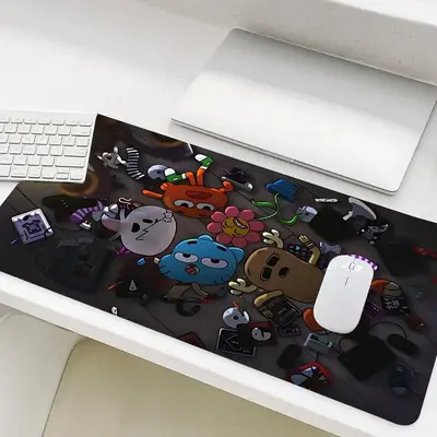 Cartoon Character Design Mouse Pad, Rectangle Gaming Mouse Pad, Non-Slip Mousepad, Office Desk Keyboard Mouse Mat for Home Of...