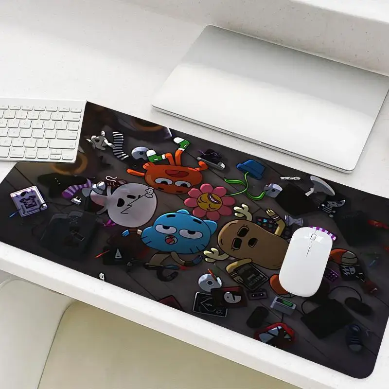 Cartoon Character Design Mouse Pad, Rectangle Gaming Mouse Pad, Non-Slip Mousepad, Office Desk Keyboard Mouse Mat for Home Of...