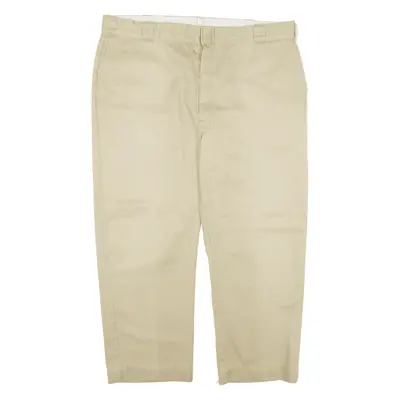 DICKIES Workwear Trousers Beige Regular Straight Mens W42 L25