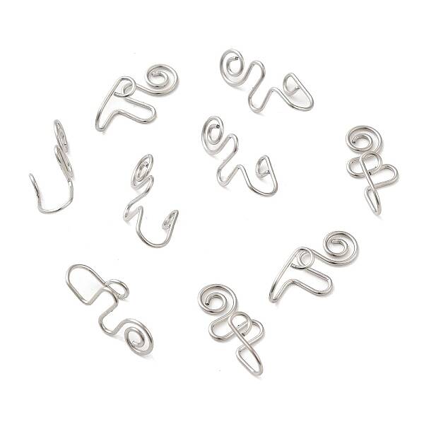Non-Tarnish 316 Surgical Stainless Steel Clip on Nose Rings