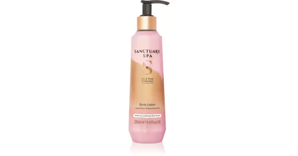 Sanctuary Spa Lily & Rose Moisturizing Body Milk for Dry Skin 250ml