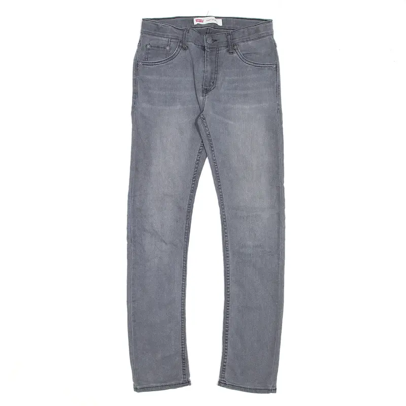 LEVI'S 510 Grey Denim Slim Skinny Jeans Mens W26 L29