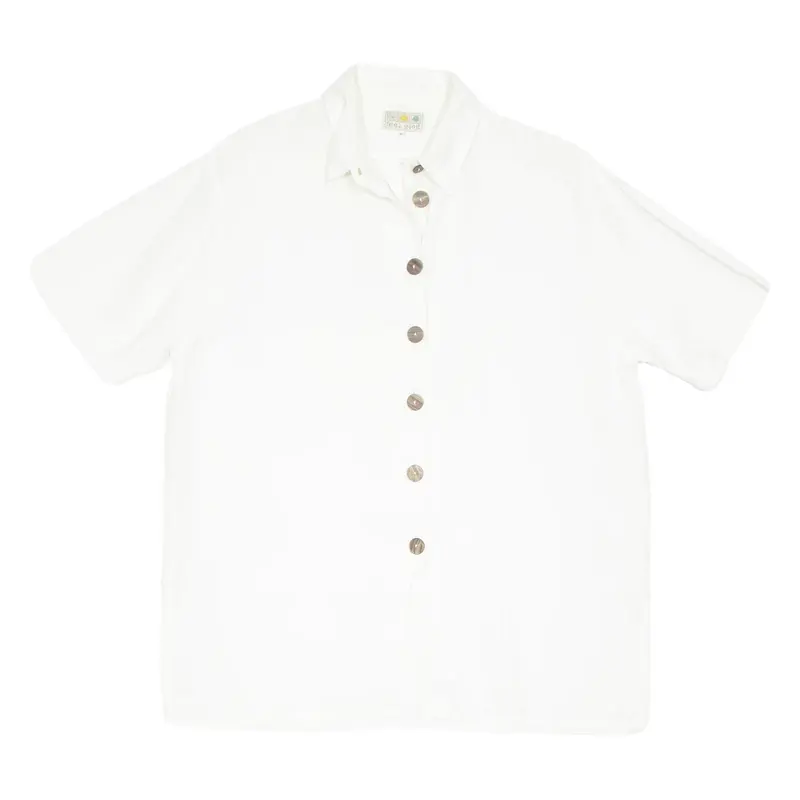 FEEL GOOD Womens Blouse Beige Collared L