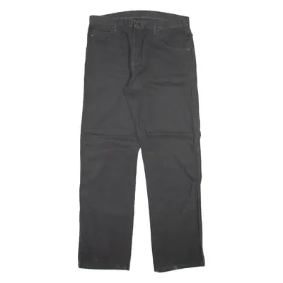 WRANGLER Mens Trousers Grey Regular Straight W36 L34