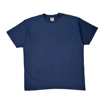 Fruit Of The Loom T-Shirt - XL Blue Cotton