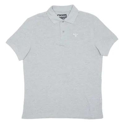 BARBOUR Mens Polo Shirt Grey M