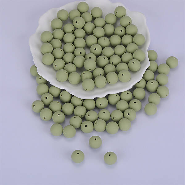 Round Silicone Focal Beads