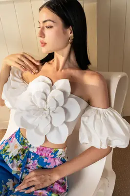 KEIRA LINEN TOP