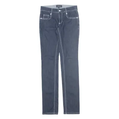 ROCCO BAROCCO Jeans Blue Denim Regular Tapered Womens W28 L34