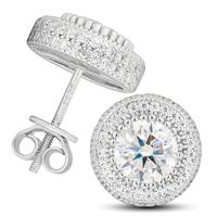 UCCIYO S925 Sterling Silver Moissanite Screw Stud Earrings D Color VVS1  Moissanite For Women Men Jewelry Prefect Brithday Mo...
