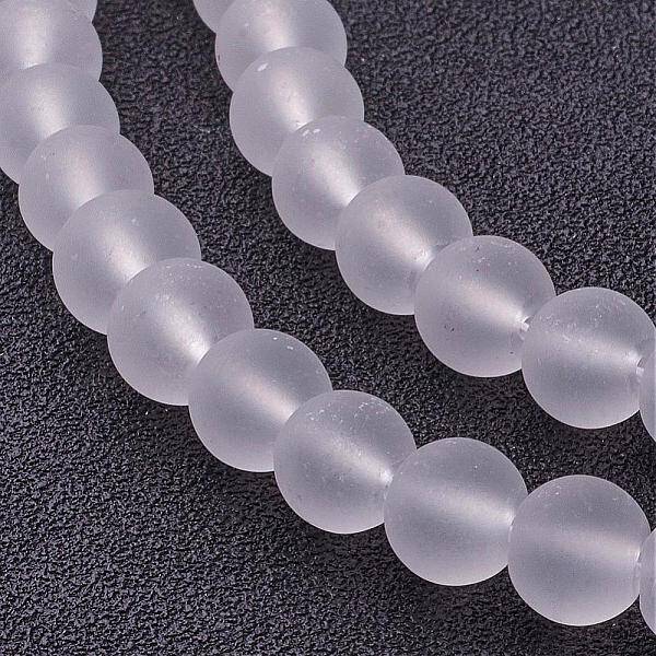 Transparent Glass Bead Strands