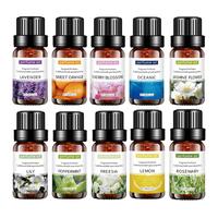 10ml Pure Essential Oil, 1/3/6 Counts Aromatherapy Diffuser Oil, Natural Essential Oil for Massage Bath Sleep Relaxation